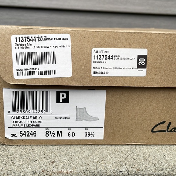 Clarks Clarkdale Arlo Leopard Boot NIB size 8.5 - Picture 10 of 10